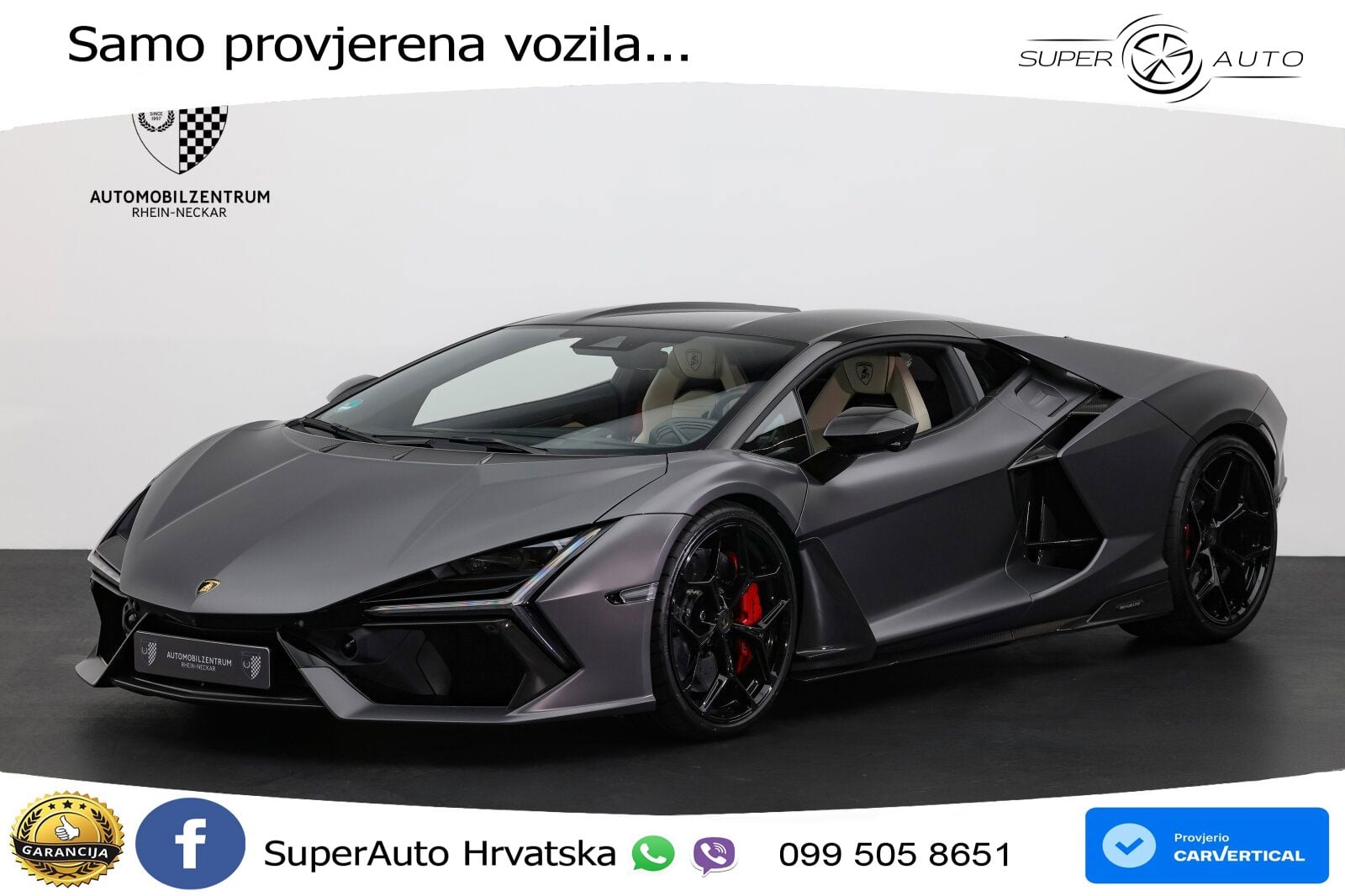 Lamborghini Revuelto 6.5 V12 (1015 KS) 4WD DCT LED+GR SJED+ACC
