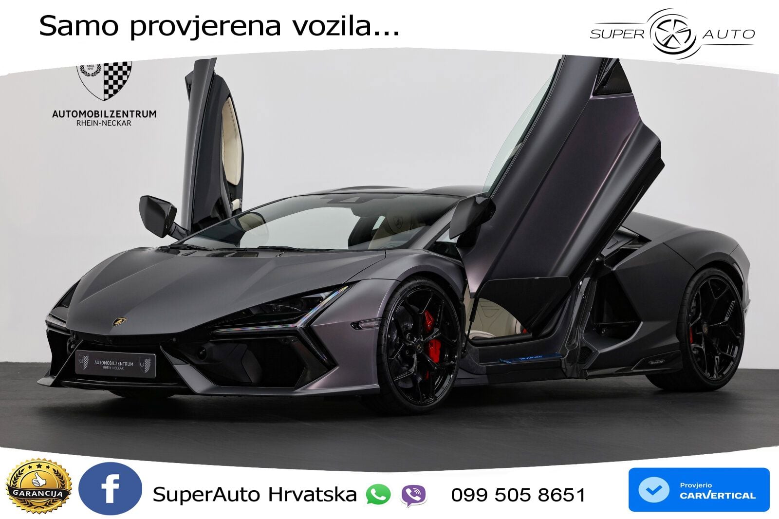 Lamborghini Revuelto 6.5 V12 (1015 KS) 4WD DCT LED+GR SJED+ACC