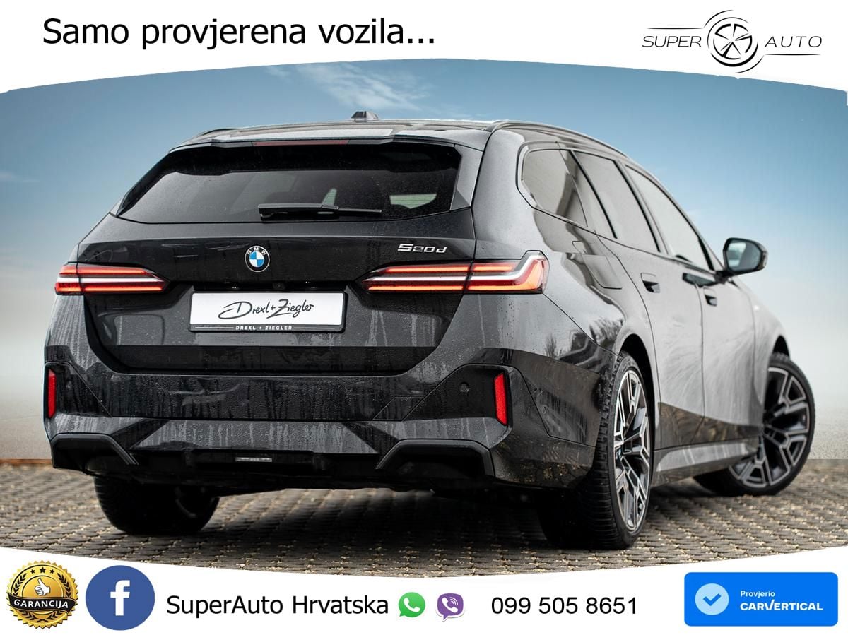 BMW 520d Touring (197 KS) Steptronic M Sport ACC+HEAD+4xGR SJED+360+PANO