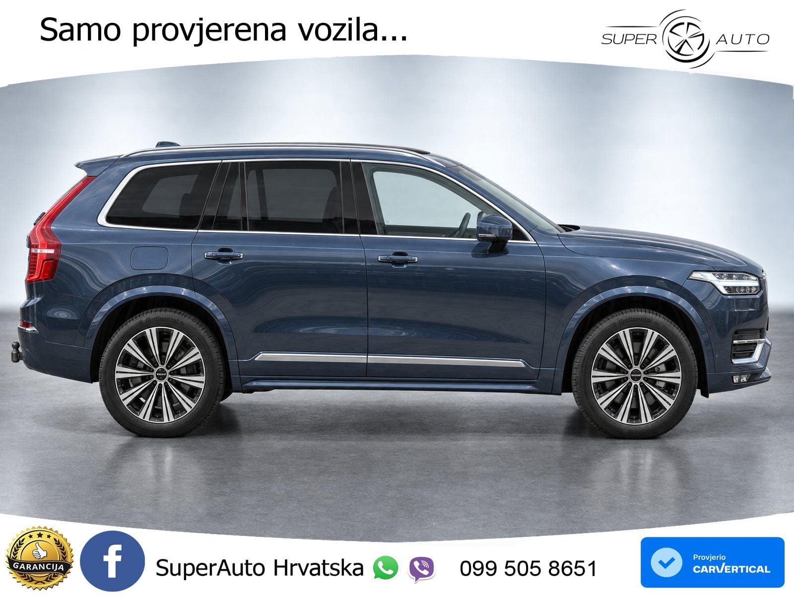 Volvo XC90 2.0 B5 Diesel AWD Automatic ZRAČNI+ACC+GR SJED+360+PANO