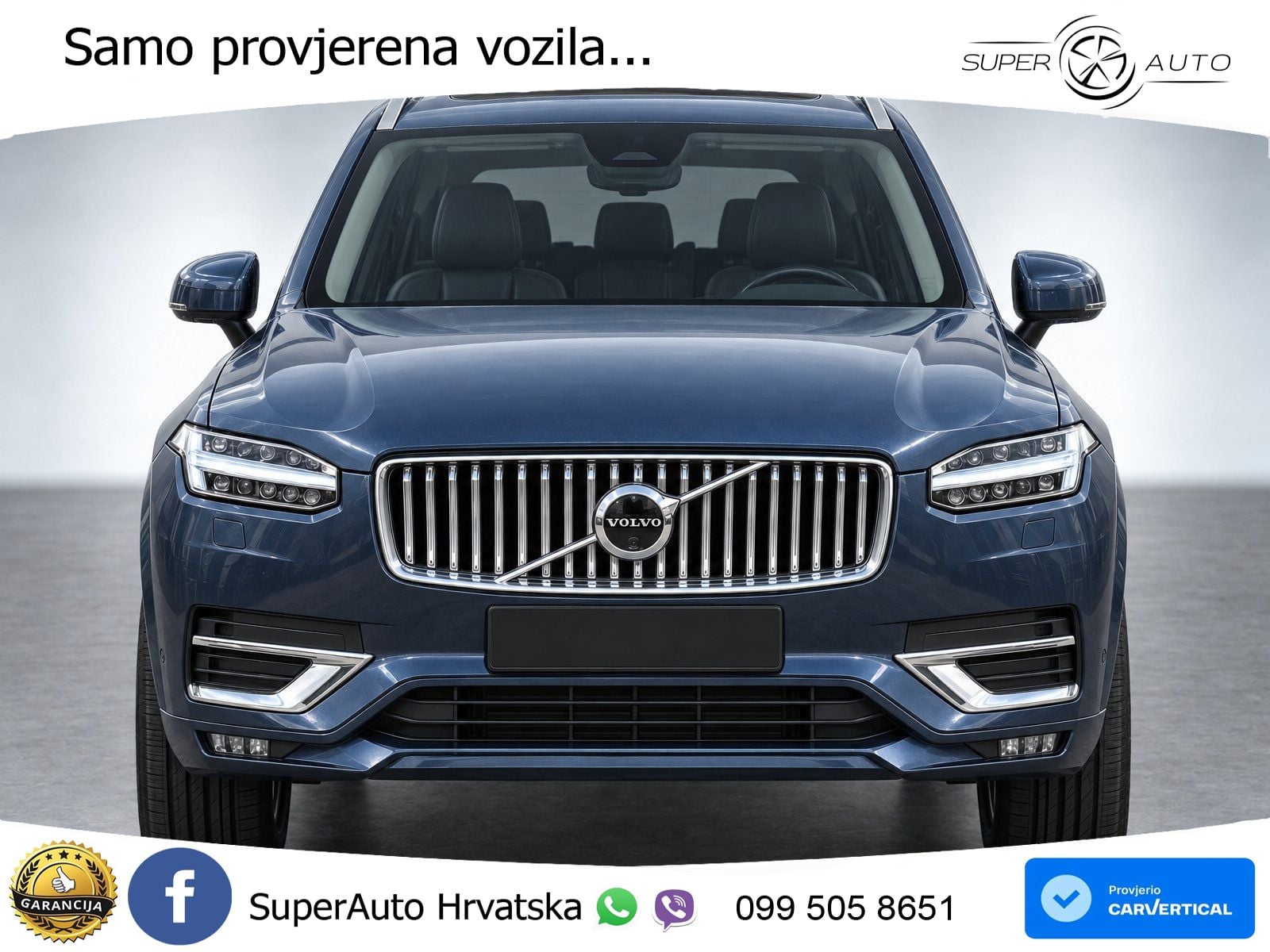 Volvo XC90 2.0 B5 Diesel AWD Automatic ZRAČNI+ACC+GR SJED+360+PANO