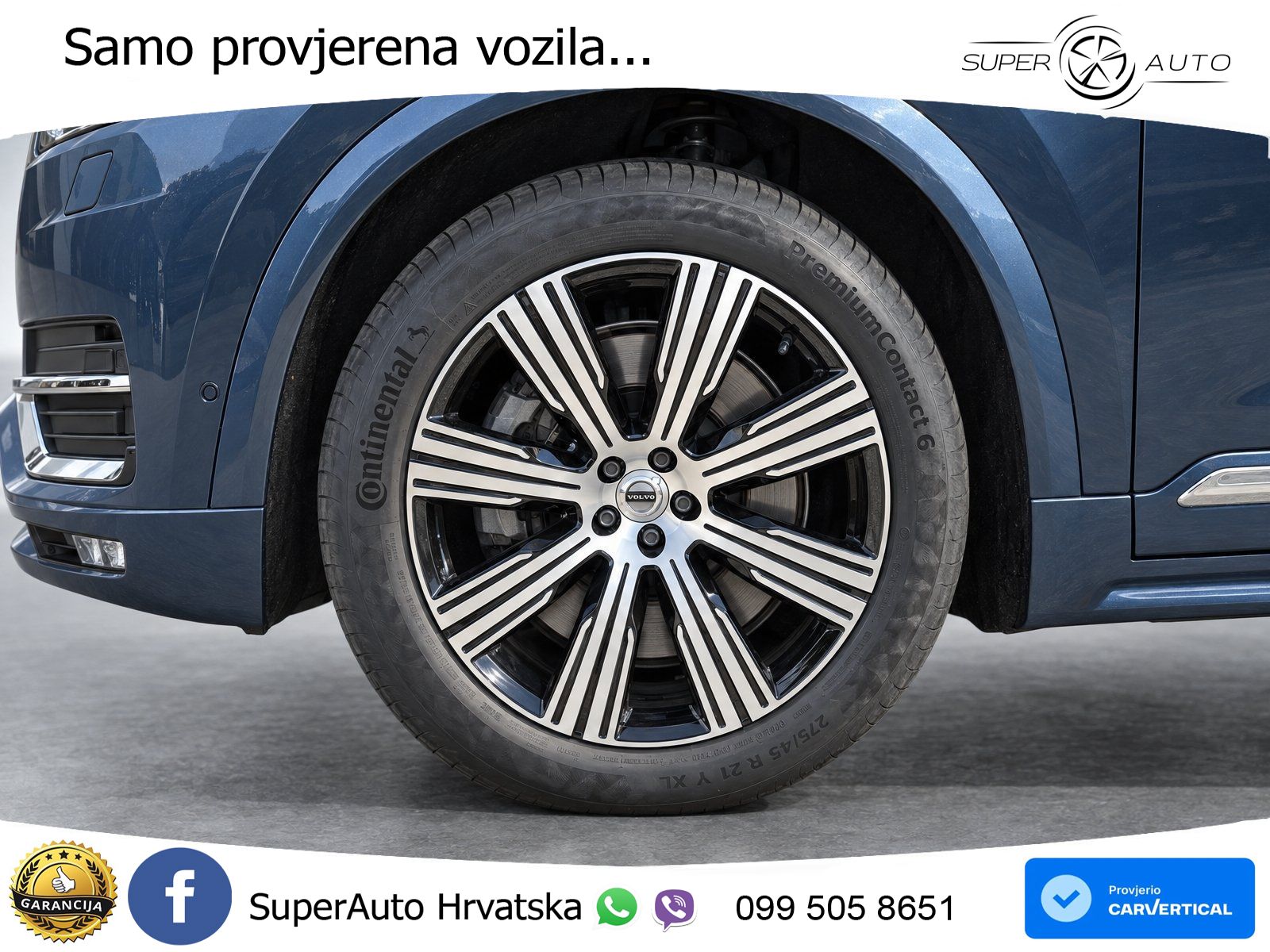 Volvo XC90 2.0 B5 Diesel AWD Automatic ZRAČNI+ACC+GR SJED+360+PANO