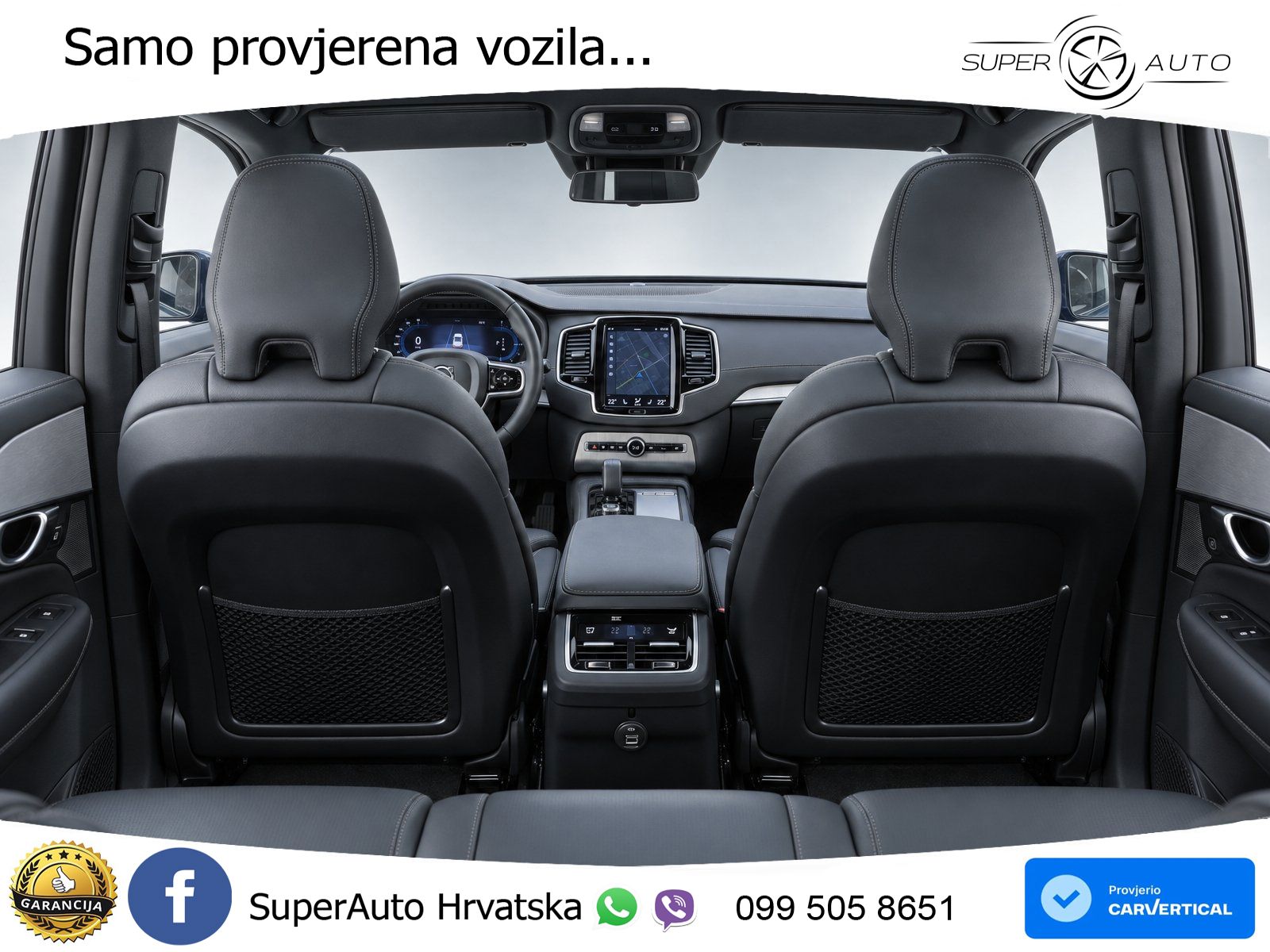 Volvo XC90 2.0 B5 Diesel AWD Automatic ZRAČNI+ACC+GR SJED+360+PANO