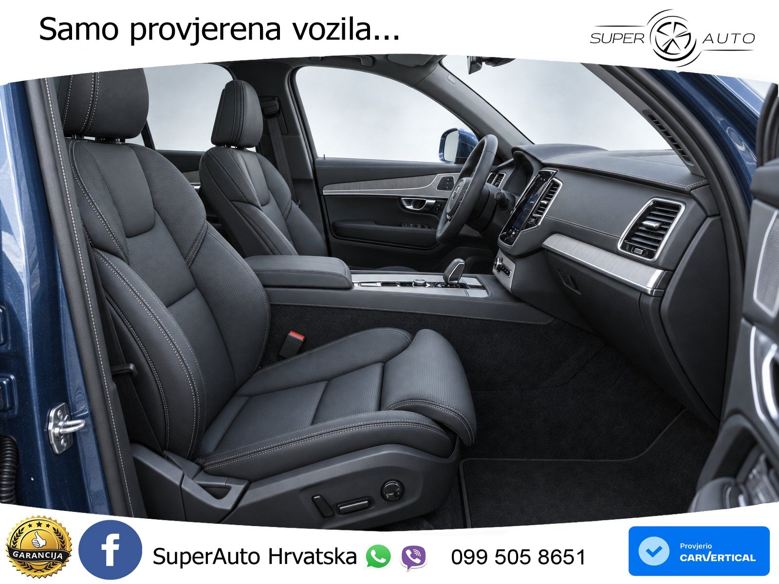 Volvo XC90 2.0 B5 Diesel AWD Automatic ZRAČNI+ACC+GR SJED+360+PANO
