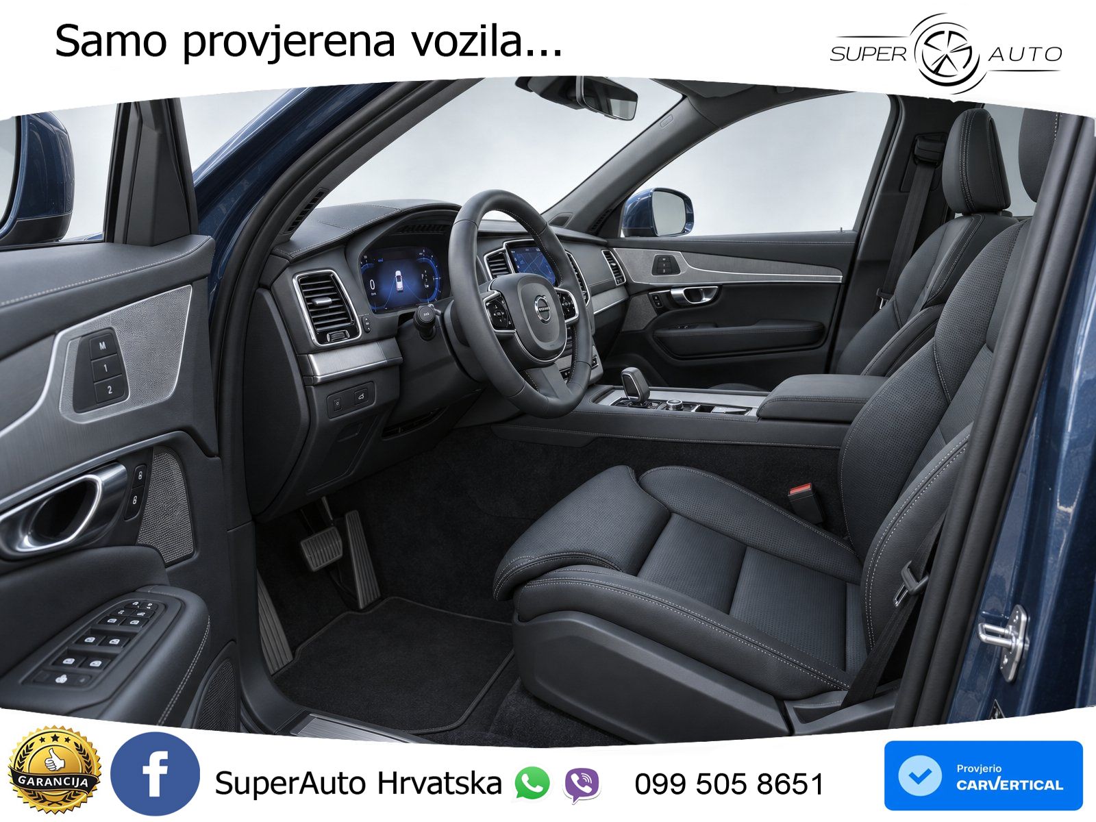 Volvo XC90 2.0 B5 Diesel AWD Automatic ZRAČNI+ACC+GR SJED+360+PANO