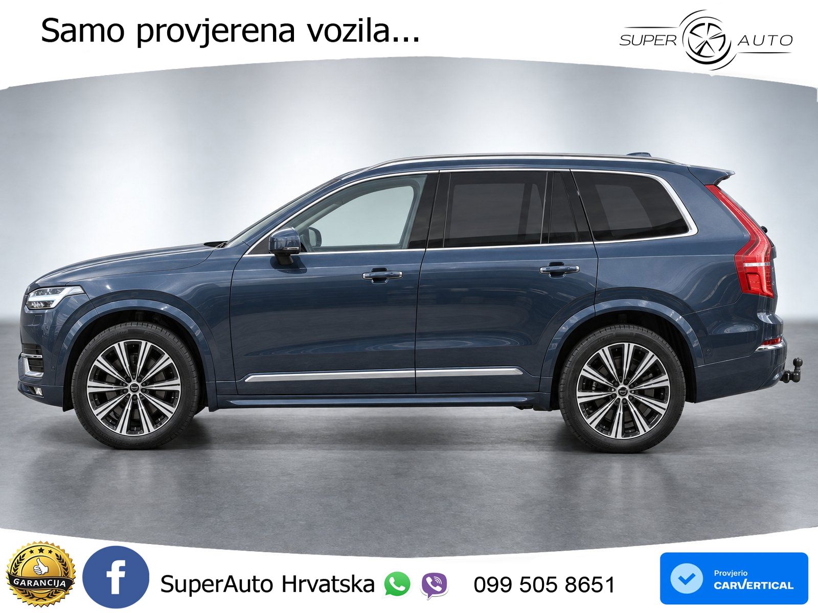 Volvo XC90 2.0 B5 Diesel AWD Automatic ZRAČNI+ACC+GR SJED+360+PANO