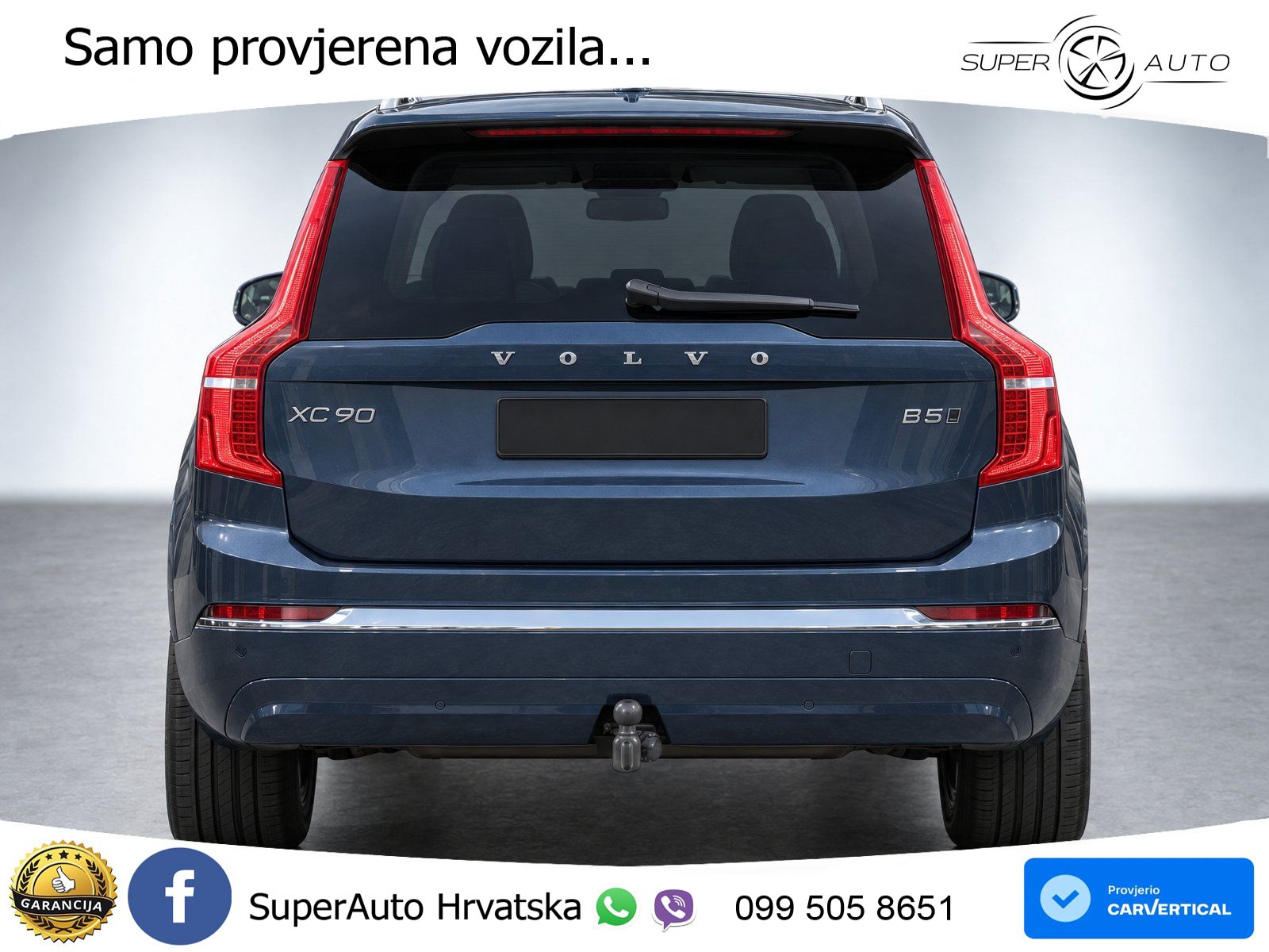 Volvo XC90 2.0 B5 Diesel AWD Automatic ZRAČNI+ACC+GR SJED+360+PANO