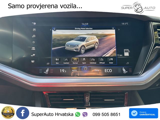 Volkswagen Touareg 3.0 V6 TDI (286 KS) 4MOTION Tiptronic R-Line ZRAČNI+ACC+GR SJED+KAM+PANO