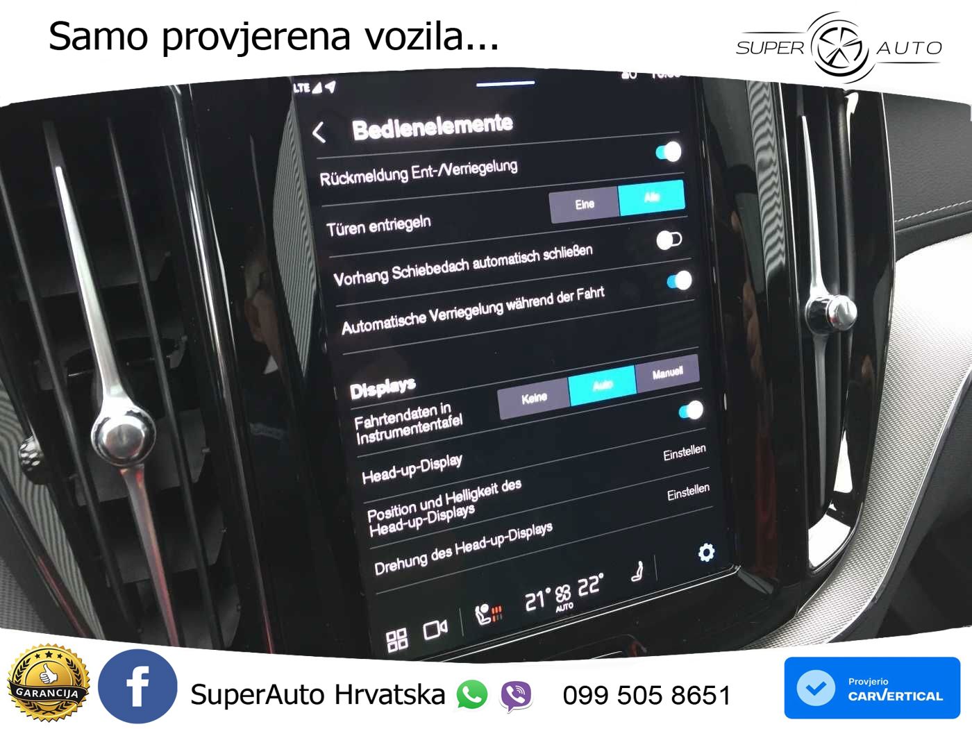 Volvo XC60 B5 Benzin AWD Geartronic ACC+HEAD+4xGR SJED+360+PANO