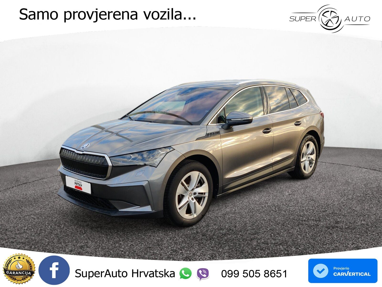Škoda Enyaq iV 80 82 kWh (204 KS) LED+GR SJED+ACC