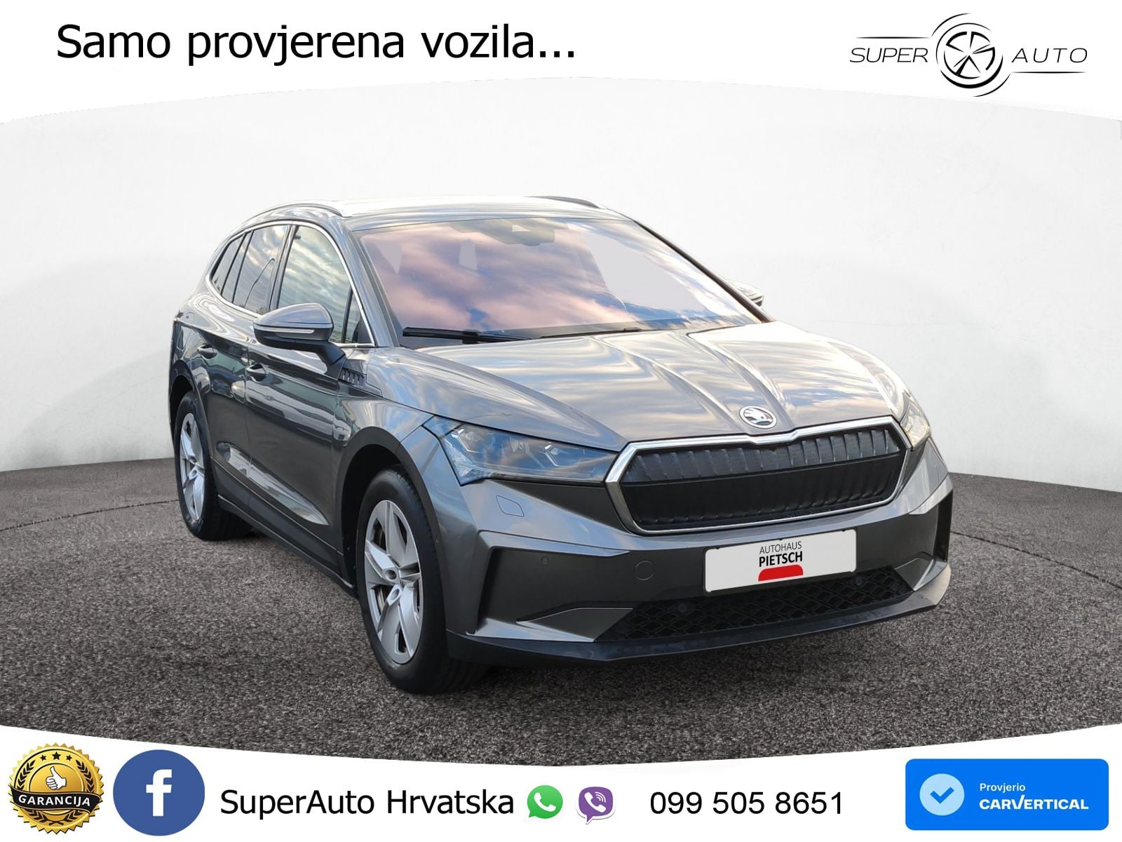 Škoda Enyaq iV 80 82 kWh (204 KS) LED+GR SJED+ACC