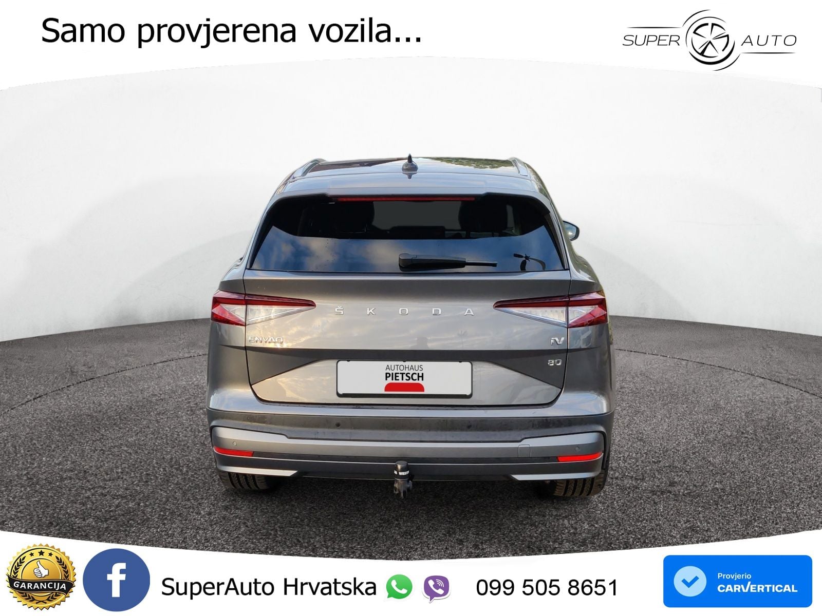 Škoda Enyaq iV 80 82 kWh (204 KS) LED+GR SJED+ACC
