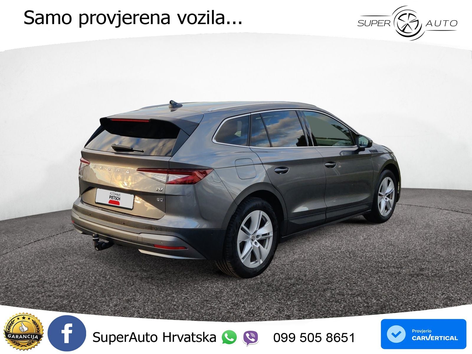 Škoda Enyaq iV 80 82 kWh (204 KS) LED+GR SJED+ACC