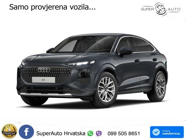 Audi Q3 Sportback 1.5 TFSI (150 KS) S tronic LED+GR SJED+ACC