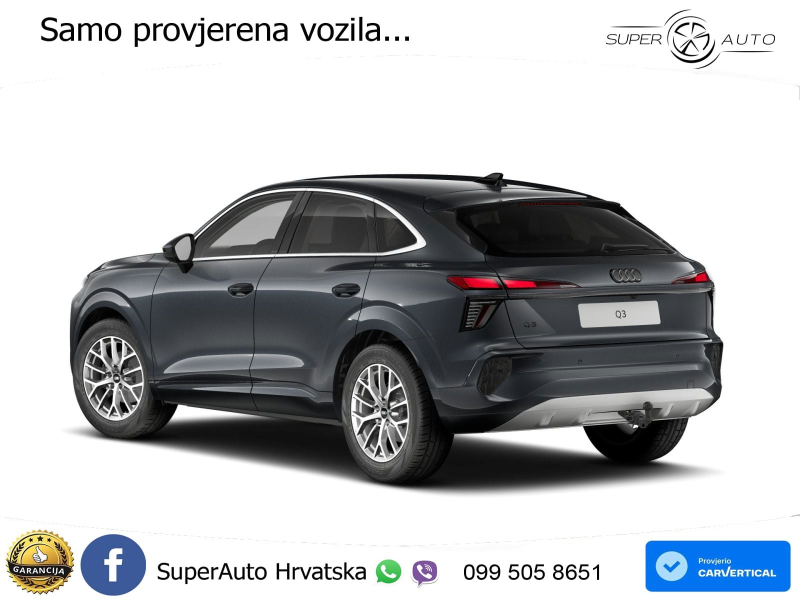 Audi Q3 Sportback 1.5 TFSI (150 KS) S tronic LED+GR SJED+ACC