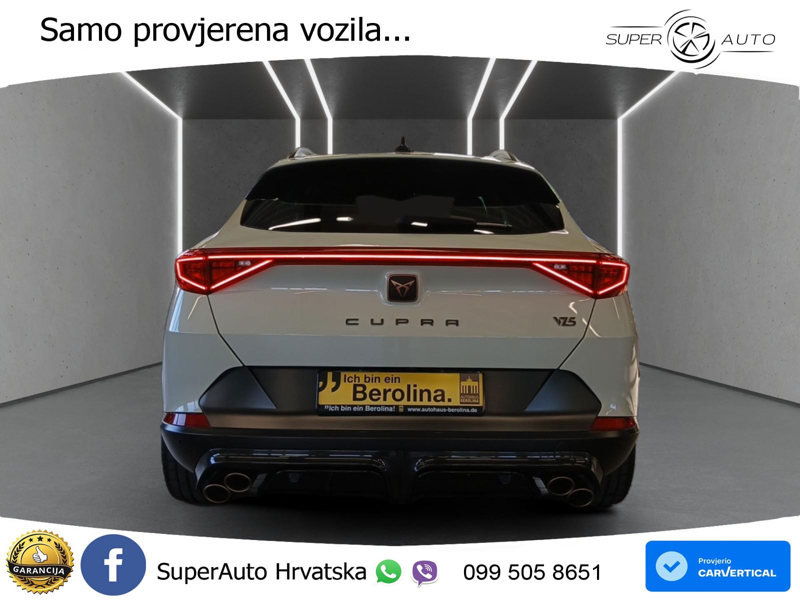 Cupra Formentor VZ5 2.5 TSI (390 KS) 4Drive DSG LED+GR SJED+ACC