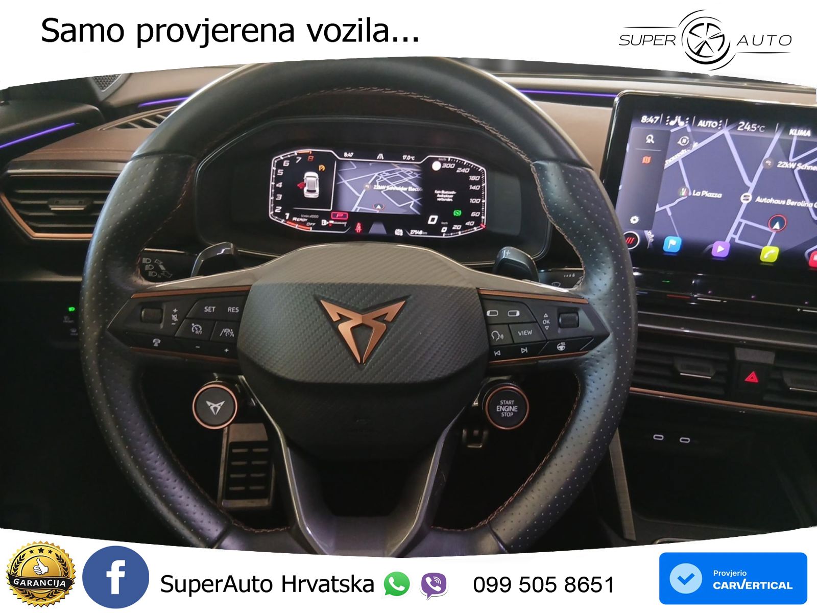 Cupra Formentor VZ5 2.5 TSI (390 KS) 4Drive DSG LED+GR SJED+ACC