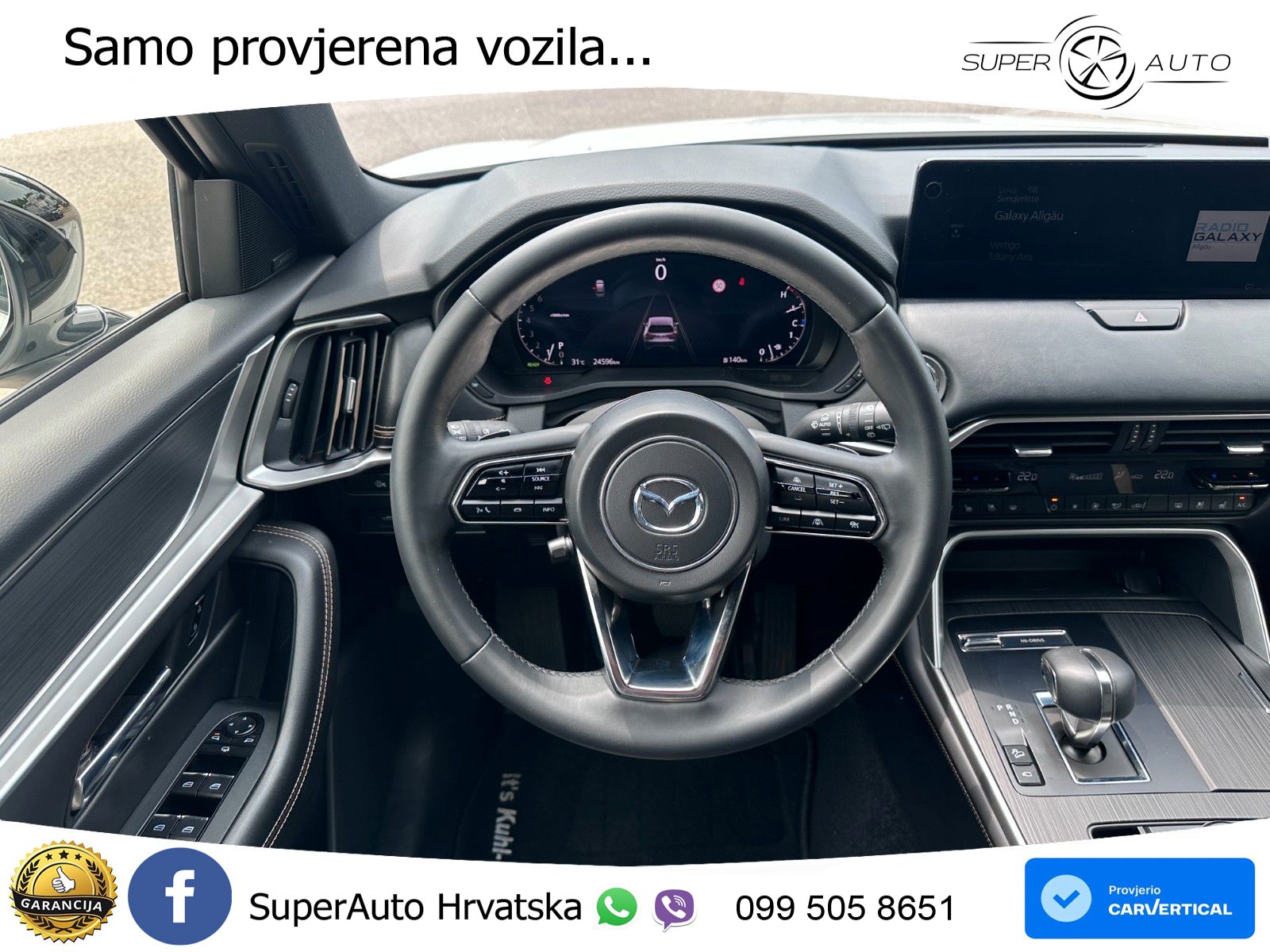 Mazda CX-60 3.3 e-Skyactiv D (254 KS) AWD Automatic LED+GR SJED+ACC