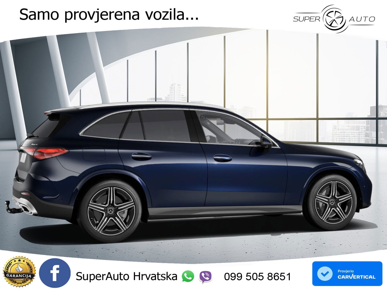 Mercedes GLC 300e (313 KS) 4MATIC 9G-TRONIC AMG ZRAČNI+ACC+GR SJED+KAM+PANO