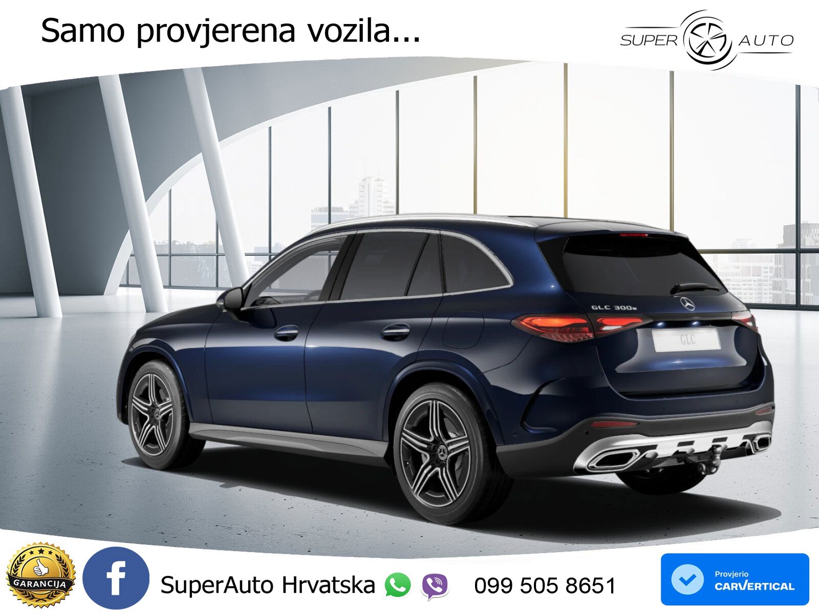 Mercedes GLC 300e (313 KS) 4MATIC 9G-TRONIC AMG ZRAČNI+ACC+GR SJED+KAM+PANO