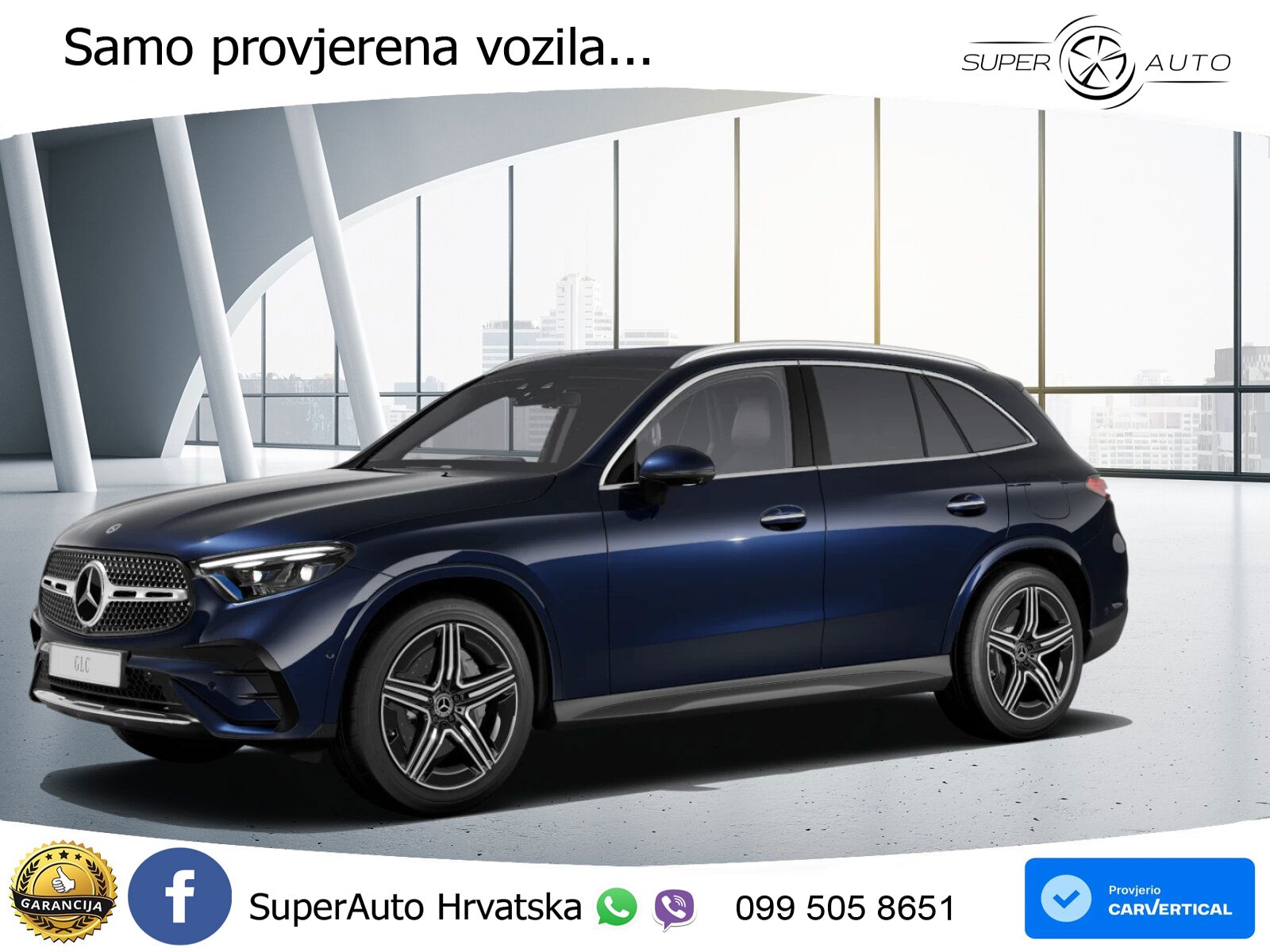 Mercedes GLC 300e (313 KS) 4MATIC 9G-TRONIC AMG ZRAČNI+ACC+GR SJED+KAM+PANO