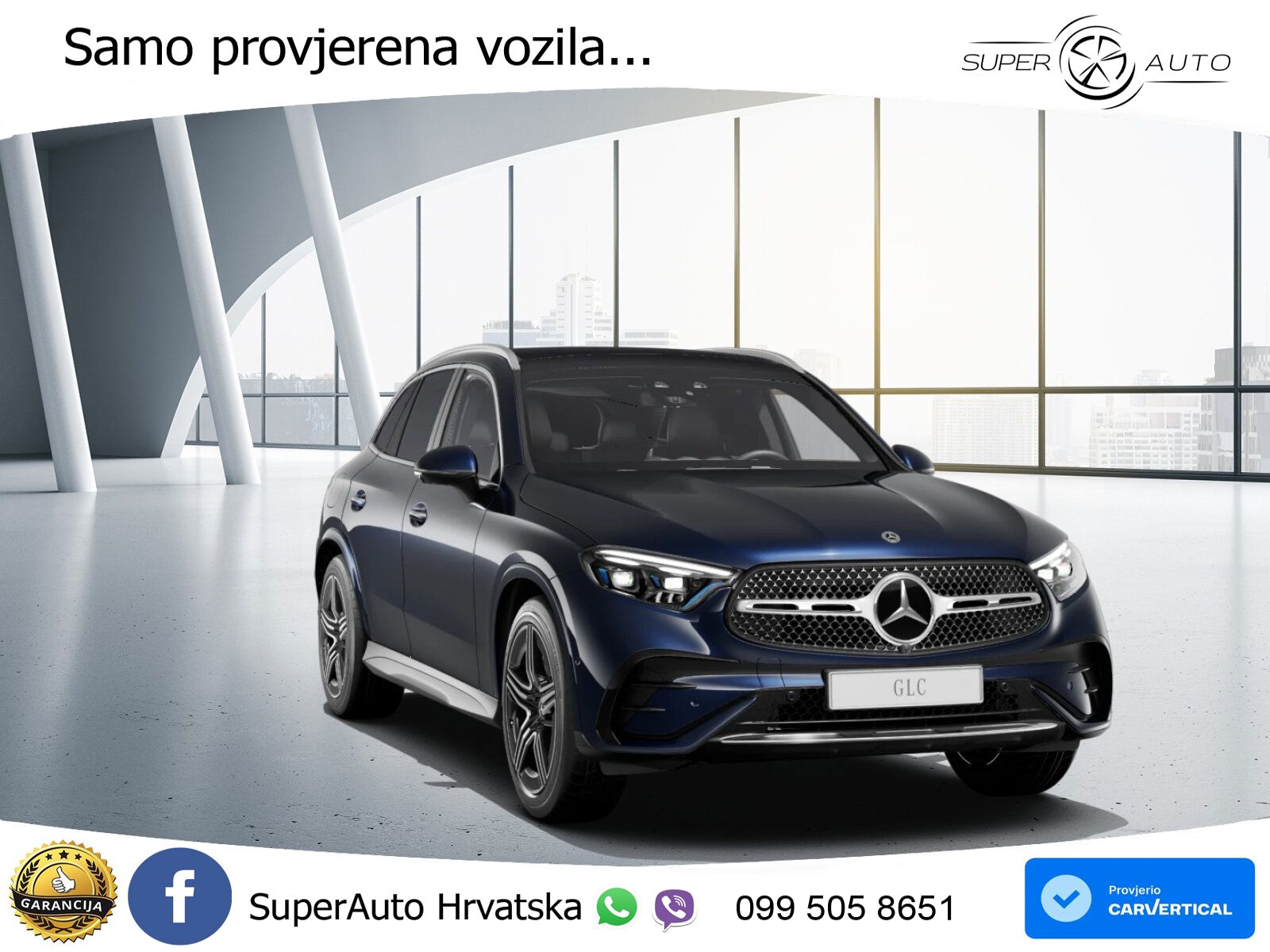 Mercedes GLC 300e (313 KS) 4MATIC 9G-TRONIC AMG ZRAČNI+ACC+GR SJED+KAM+PANO
