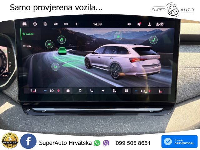 Škoda Octavia Combi 2.0 TDI (150 KS) DSG MATRIX+GR SJED+KAM