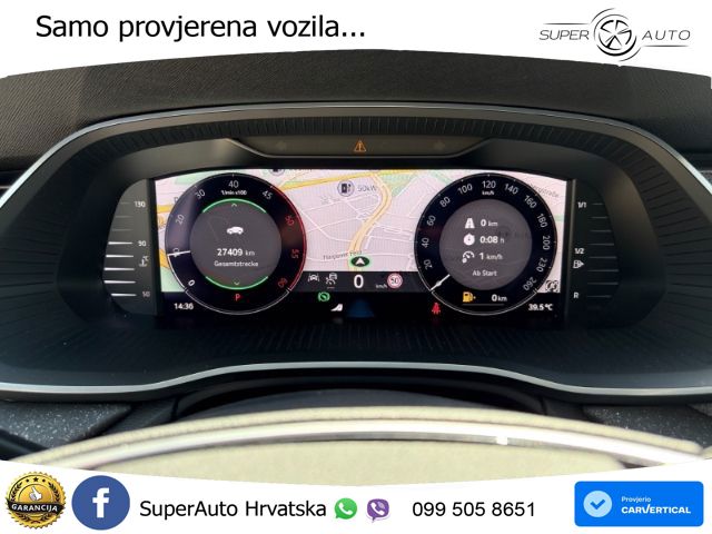Škoda Octavia Combi 2.0 TDI (150 KS) DSG MATRIX+GR SJED+KAM
