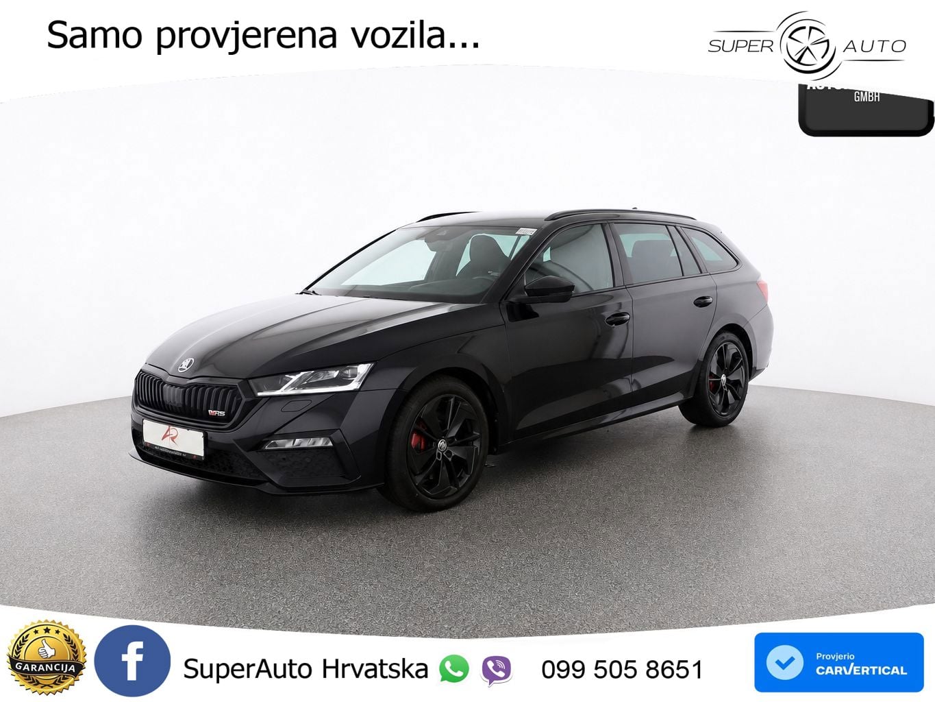 Škoda Octavia Combi RS 2.0 TSI (245 KS) DSG LED+GR SJED+ACC