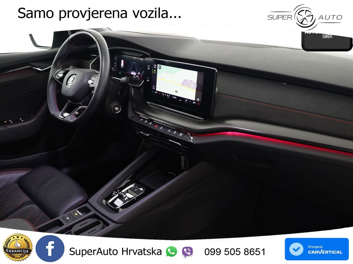 Škoda Octavia Combi RS 2.0 TSI (245 KS) DSG LED+GR SJED+ACC