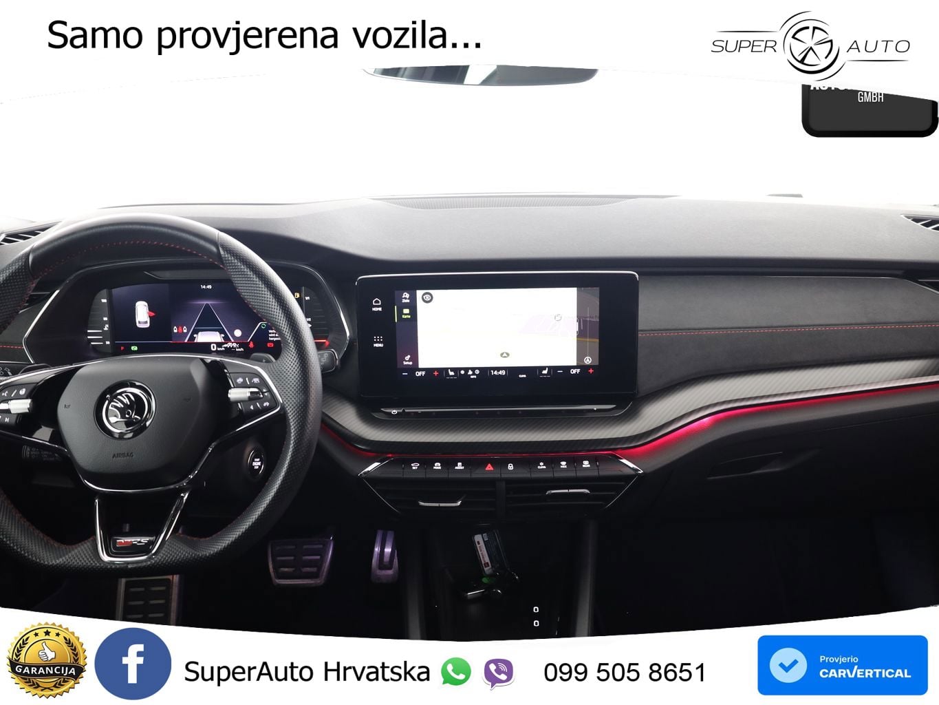 Škoda Octavia Combi RS 2.0 TSI (245 KS) DSG LED+GR SJED+ACC