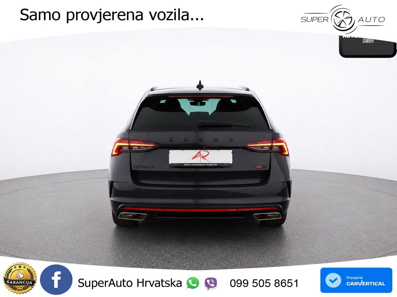 Škoda Octavia Combi RS 2.0 TSI (245 KS) DSG LED+GR SJED+ACC