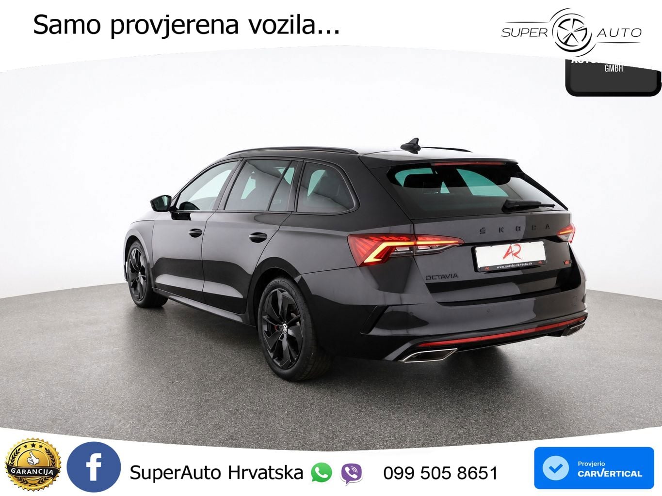 Škoda Octavia Combi RS 2.0 TSI (245 KS) DSG LED+GR SJED+ACC