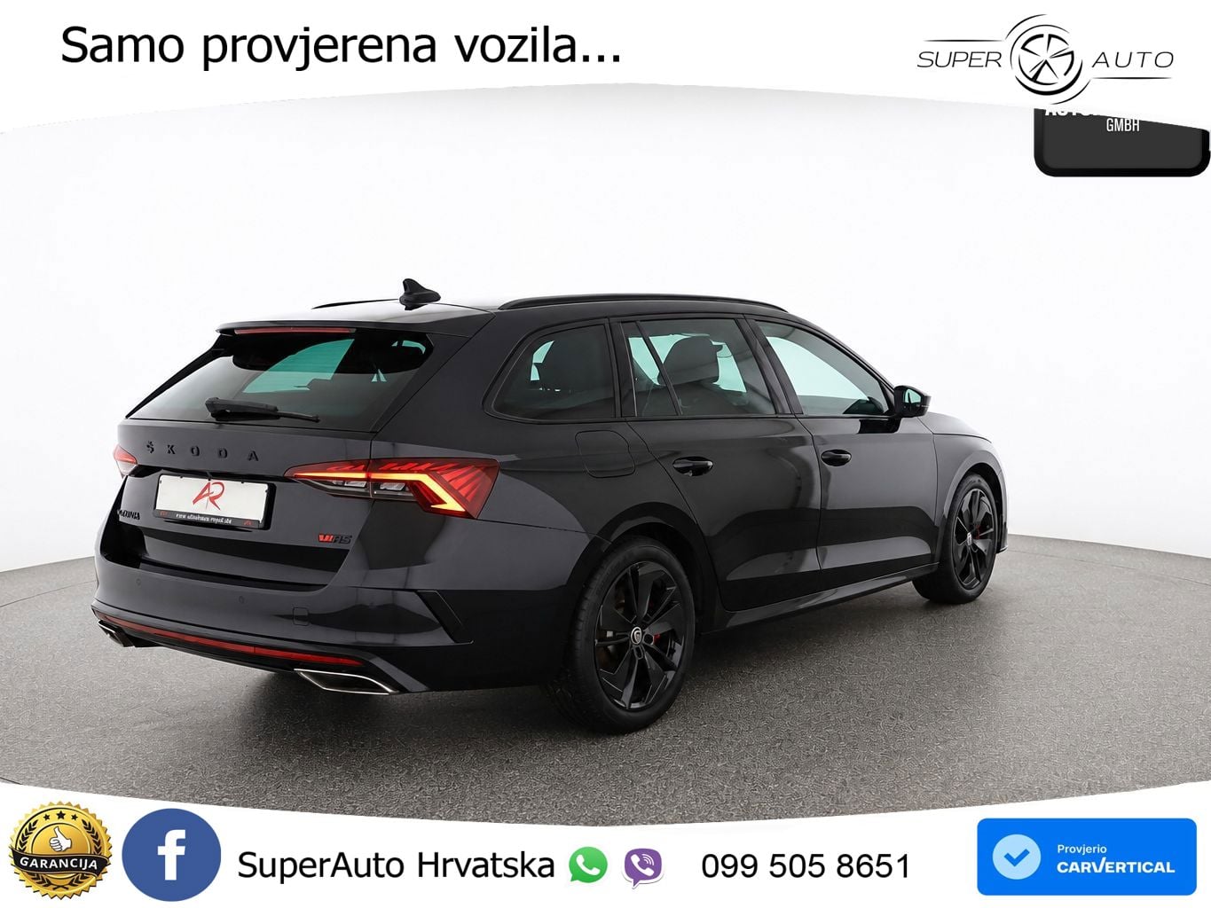 Škoda Octavia Combi RS 2.0 TSI (245 KS) DSG LED+GR SJED+ACC