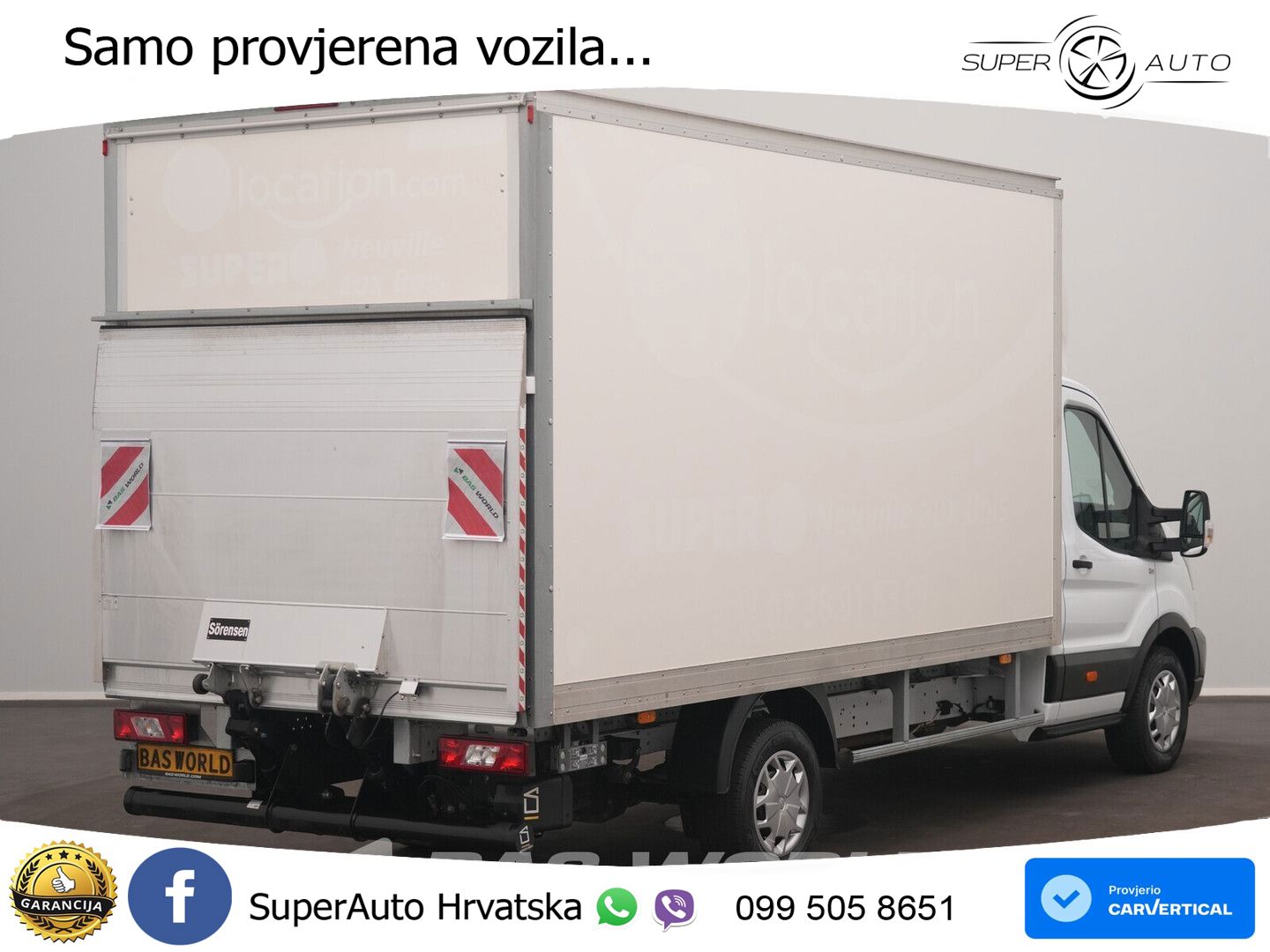 Ford Transit 130pk Laadklep Bakwagen Airco Cruise Eur 131 KS