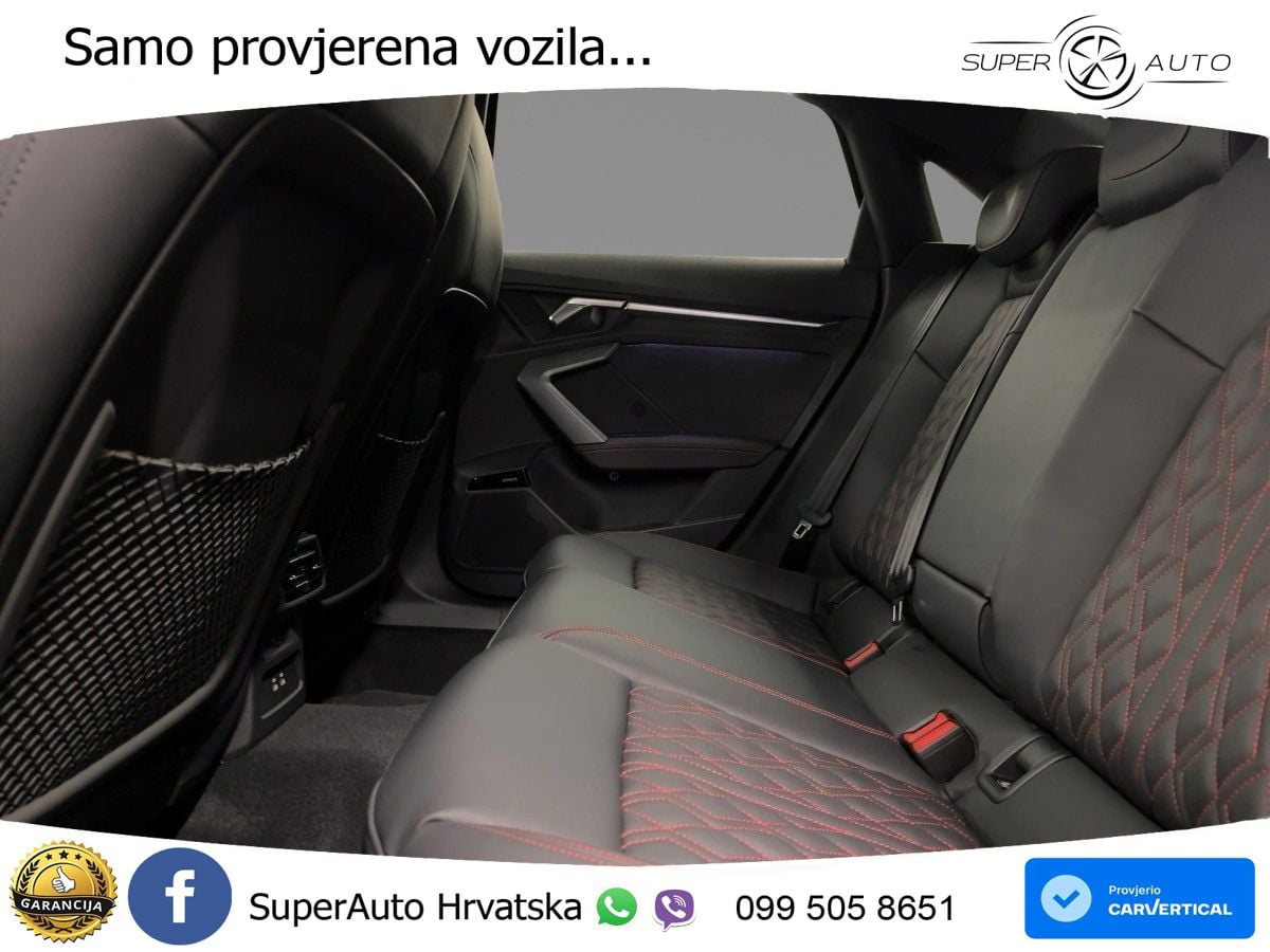 Audi A3 Limuzina 35 TFSI (150 KS) S tronic S line MATRIX+GR SJED+KAM