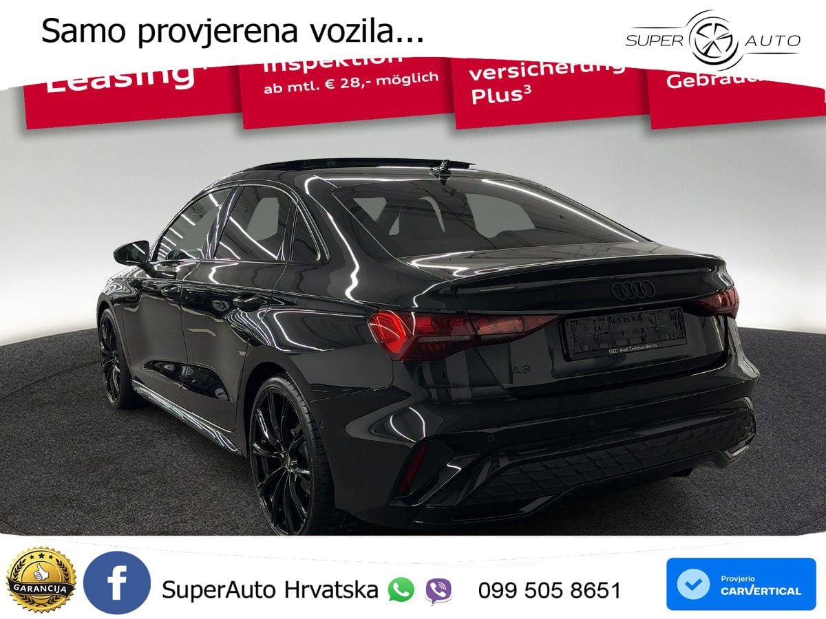 Audi A3 Limuzina 35 TFSI (150 KS) S tronic S line MATRIX+GR SJED+KAM