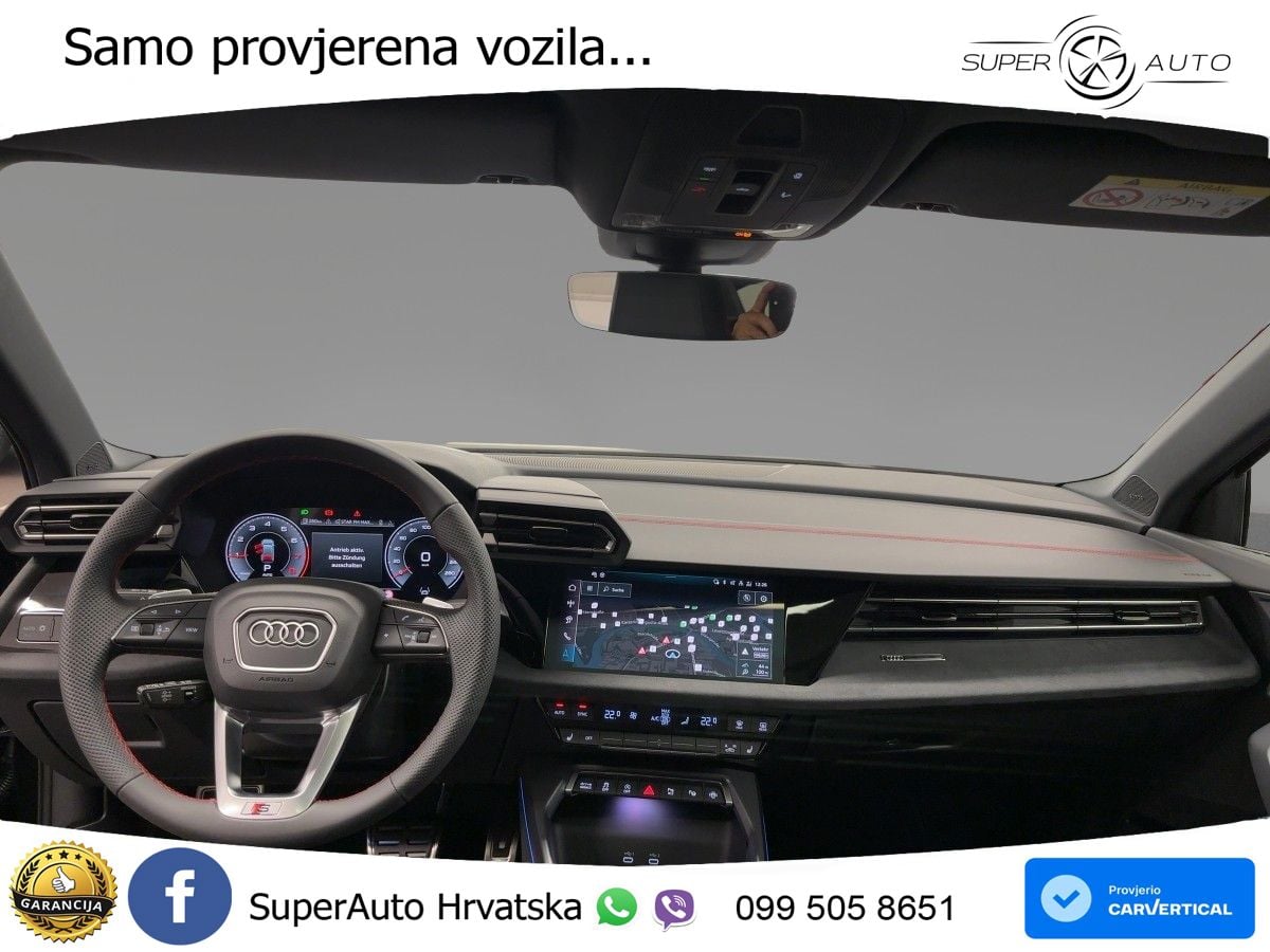 Audi A3 Limuzina 35 TFSI (150 KS) S tronic S line MATRIX+GR SJED+KAM