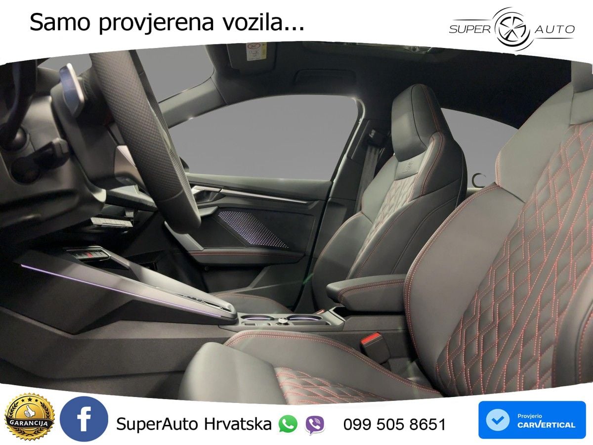 Audi A3 Limuzina 35 TFSI (150 KS) S tronic S line MATRIX+GR SJED+KAM