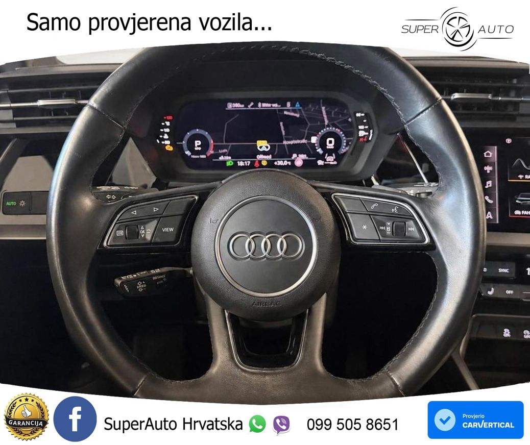 Audi A3 35 TDI (150 KS) S tronic LED+GR SJED+ACC