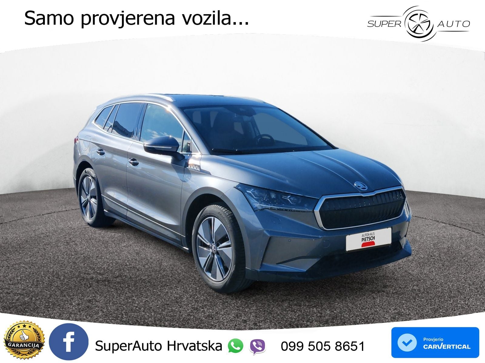 Škoda Enyaq iV 80 82 kWh (204 KS) LED+GR SJED+ACC