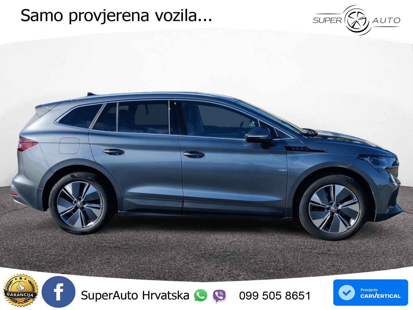 Škoda Enyaq iV 80 82 kWh (204 KS) LED+GR SJED+ACC