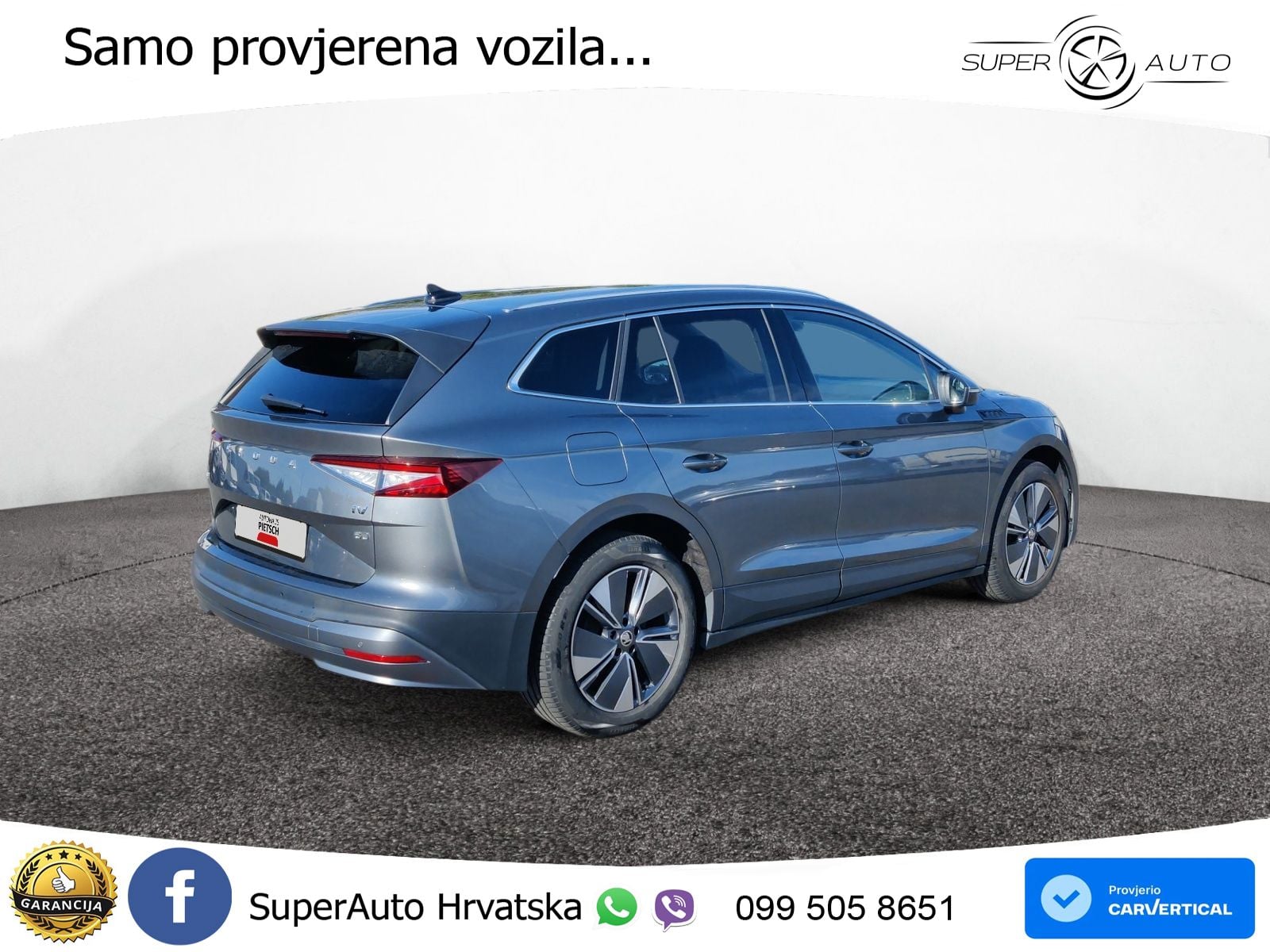 Škoda Enyaq iV 80 82 kWh (204 KS) LED+GR SJED+ACC