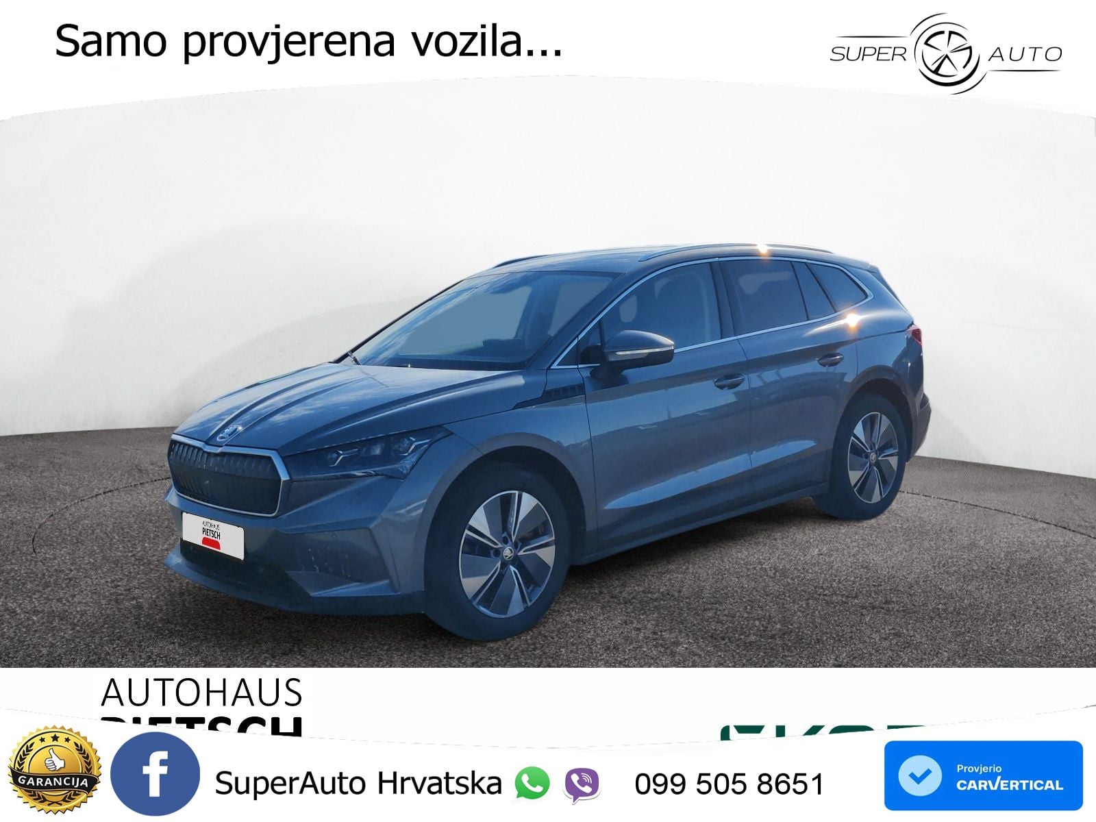 Škoda Enyaq iV 80 82 kWh (204 KS) LED+GR SJED+ACC