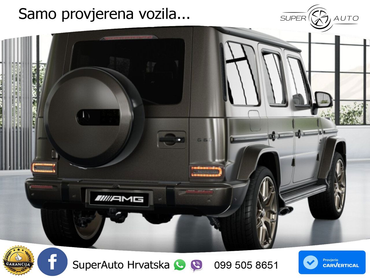 Mercedes AMG G 63 Long V8 (585 KS) 4MATIC 9G-TRONIC AMG SPEEDSHIFT TCT