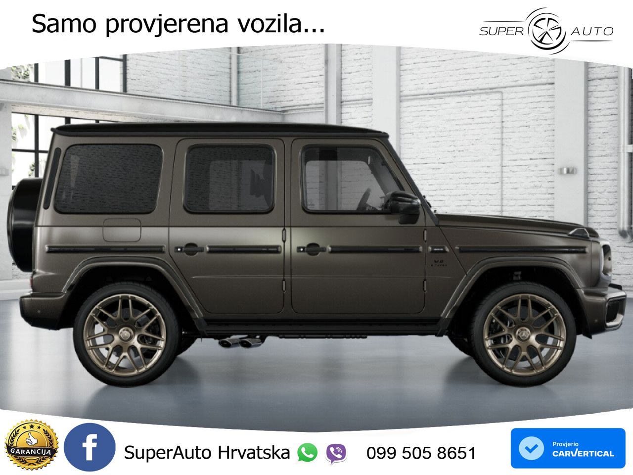 Mercedes AMG G 63 Long V8 (585 KS) 4MATIC 9G-TRONIC AMG SPEEDSHIFT TCT