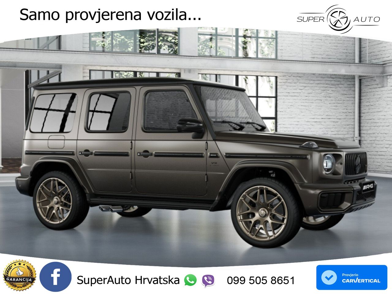 Mercedes AMG G 63 Long V8 (585 KS) 4MATIC 9G-TRONIC AMG SPEEDSHIFT TCT