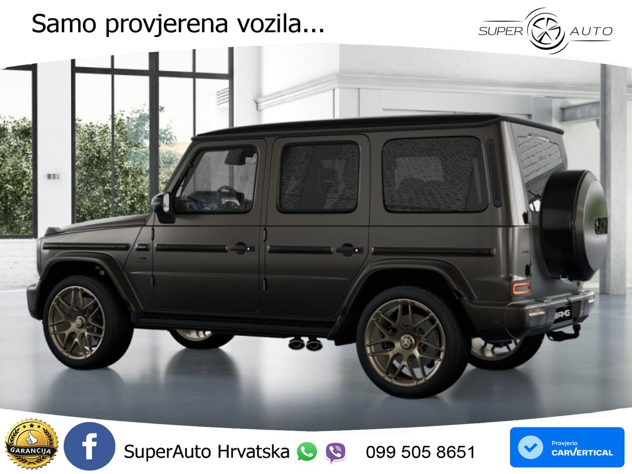 Mercedes AMG G 63 Long V8 (585 KS) 4MATIC 9G-TRONIC AMG SPEEDSHIFT TCT