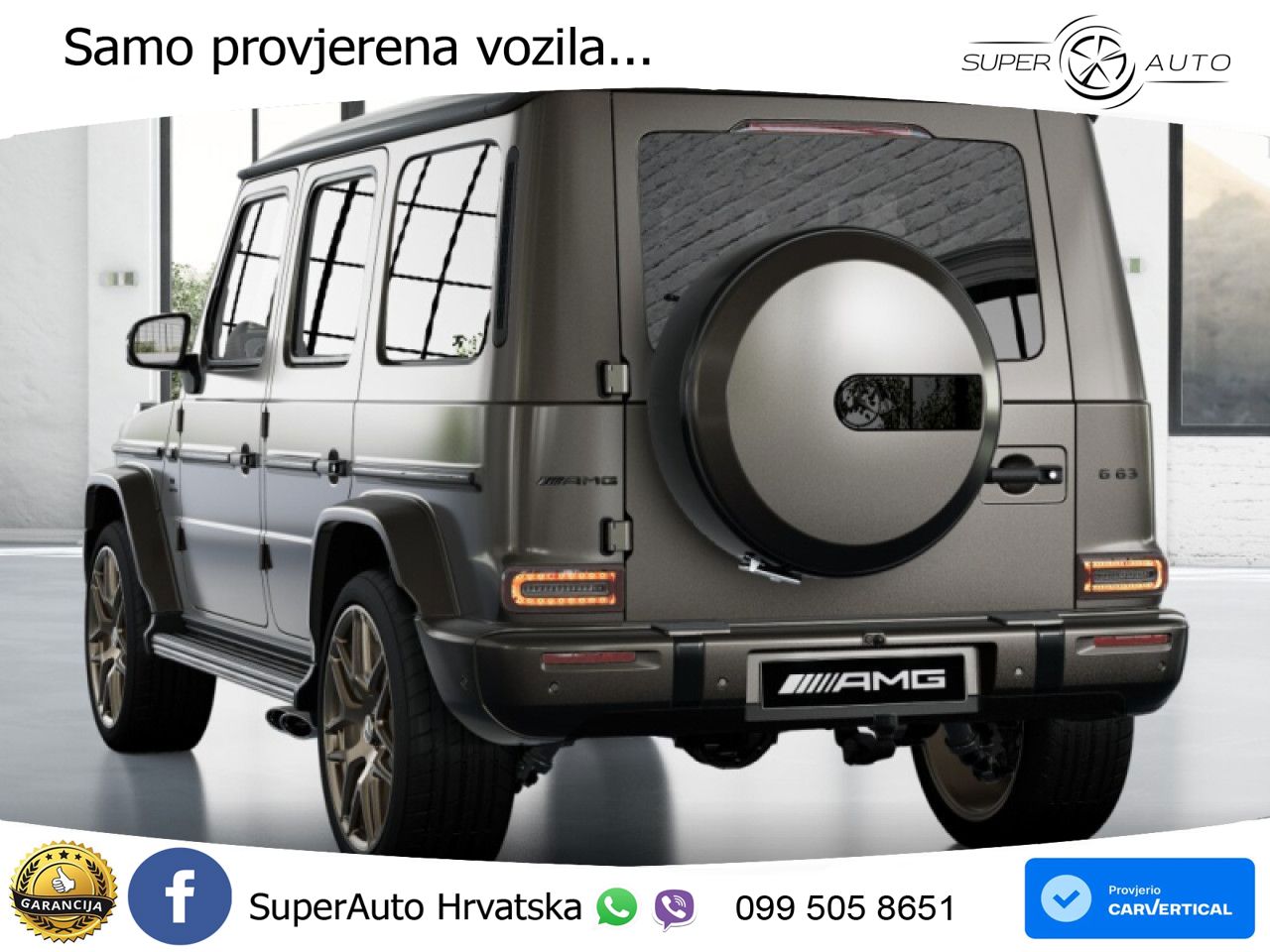Mercedes AMG G 63 Long V8 (585 KS) 4MATIC 9G-TRONIC AMG SPEEDSHIFT TCT