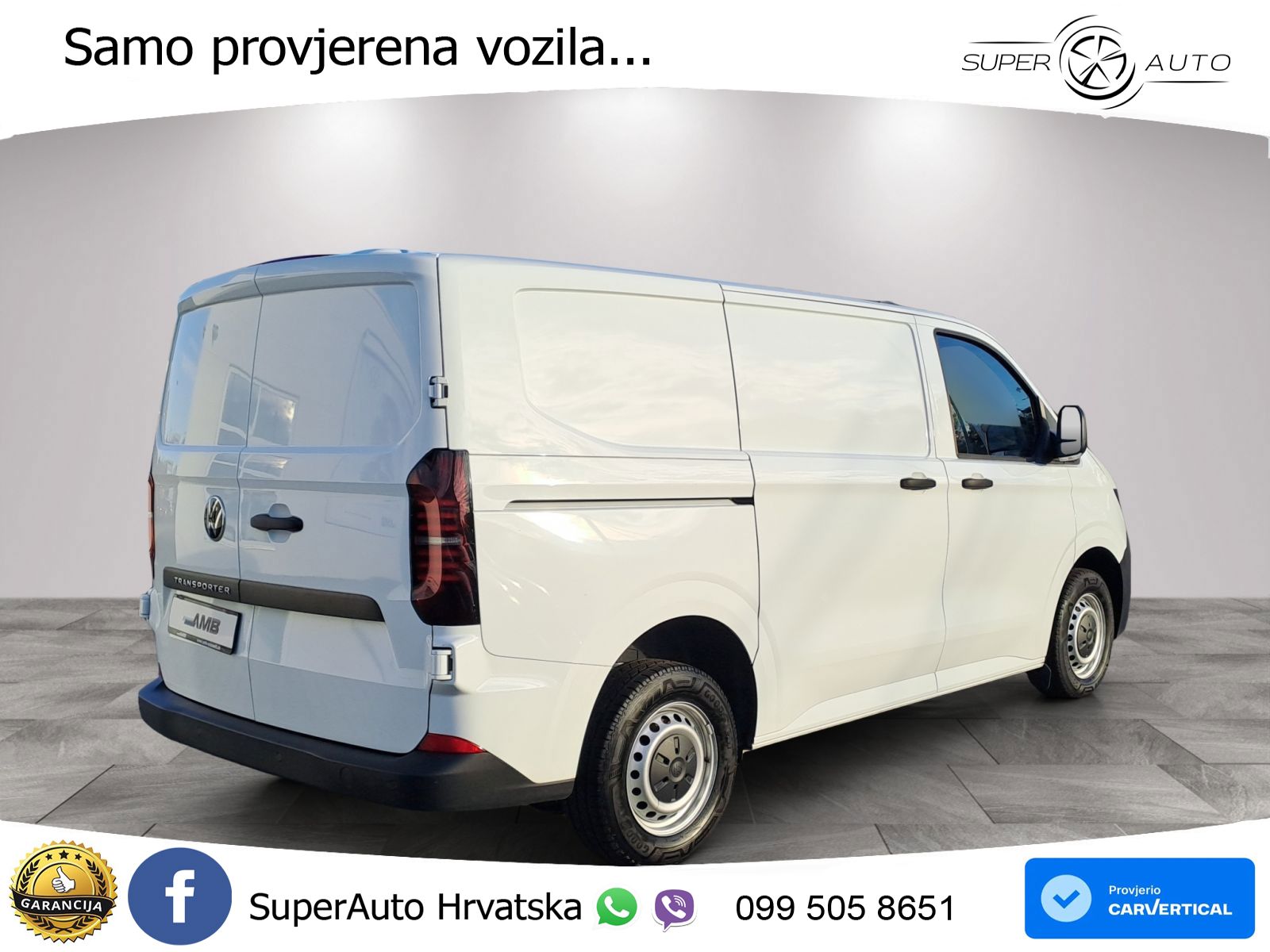 Volkswagen T7 Transporter Kasten 2.0 TDI KR Sitzhz/08.30Gar 150 KS